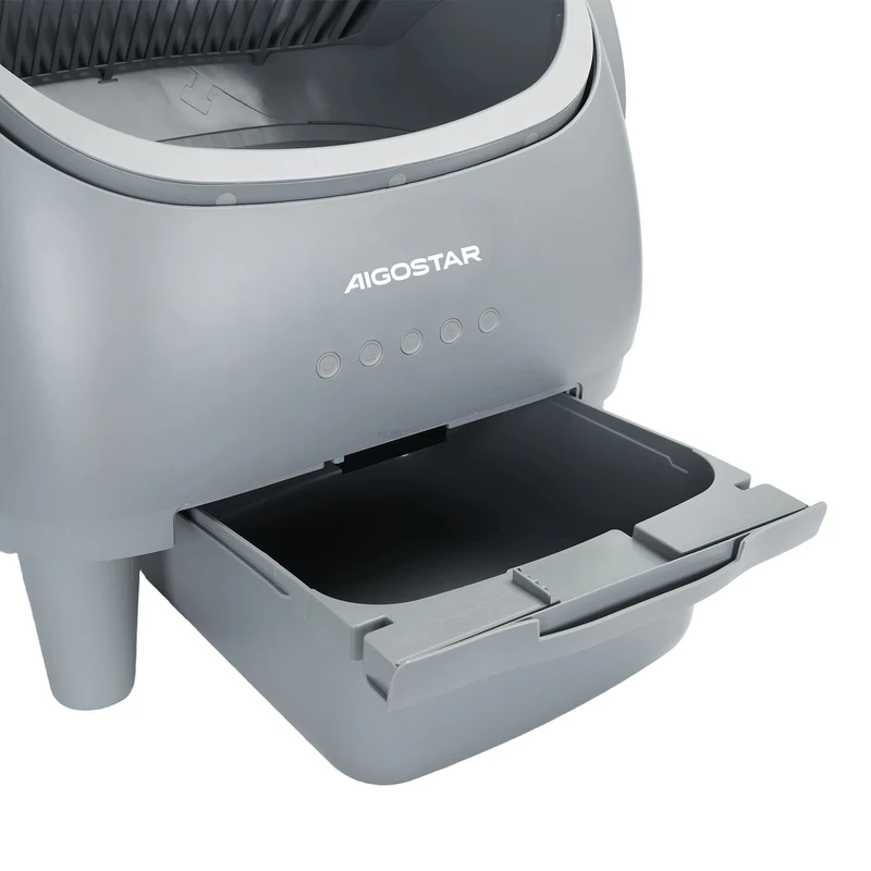 Arenero inteligente automático SL05 con App – Gris oscuro