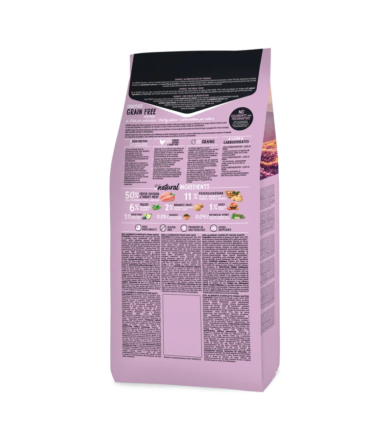 Ownat Gf Prime Sterilized Pollo y Pavo