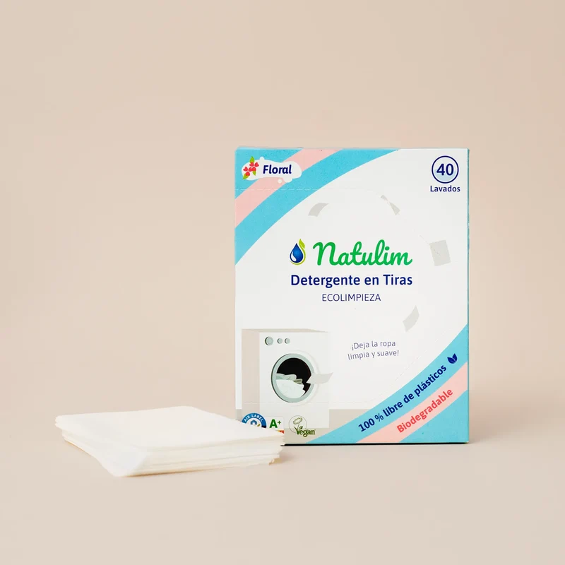 Eco-Tiras de Detergente 40 lavados