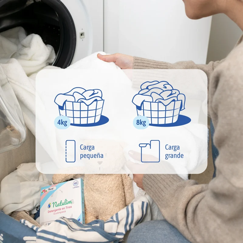 Eco-Tiras de Detergente 40 lavados