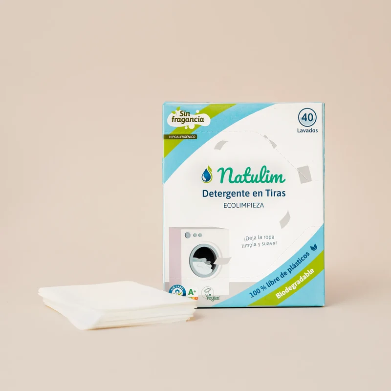 Eco-Tiras de Detergente 40 lavados