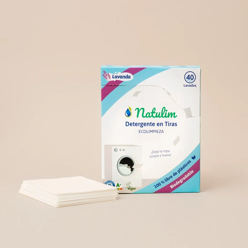Eco-Tiras de Detergente 40 lavados