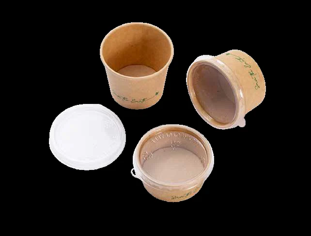 Salsera Cartón Kraft 30ml + Tapa rPet