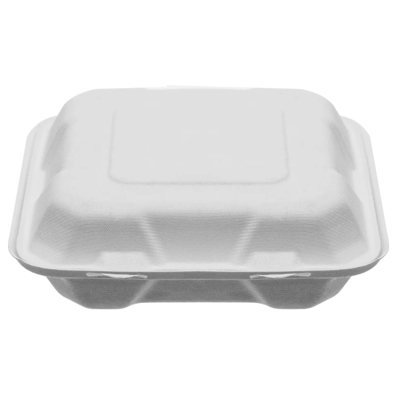 Portamenu Fibra Caña 23x23x8cm 1200ml (200 unid/caja)-(exclusivo online)