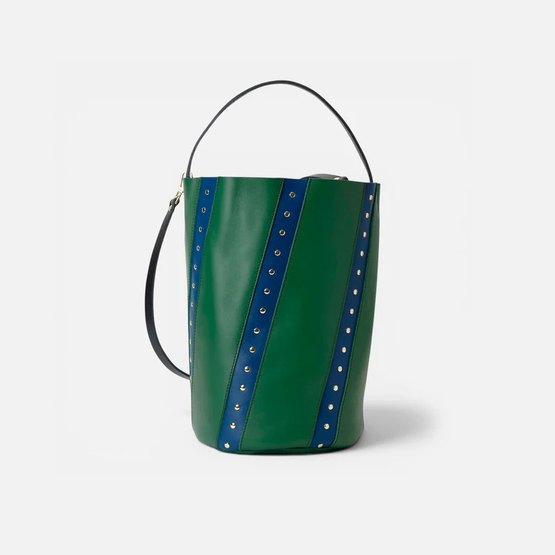 Bucket Twist Remaches Green & Navy