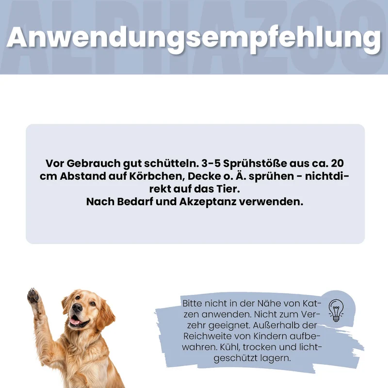 Seelenruhe Körbchenspray para perros