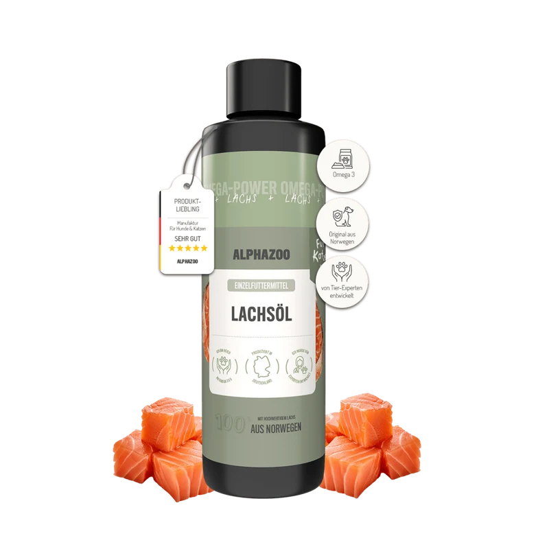 Aceite de salmón para gatos