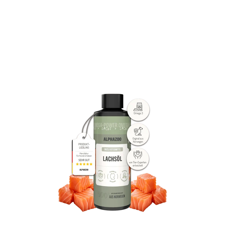 Aceite de salmón para gatos