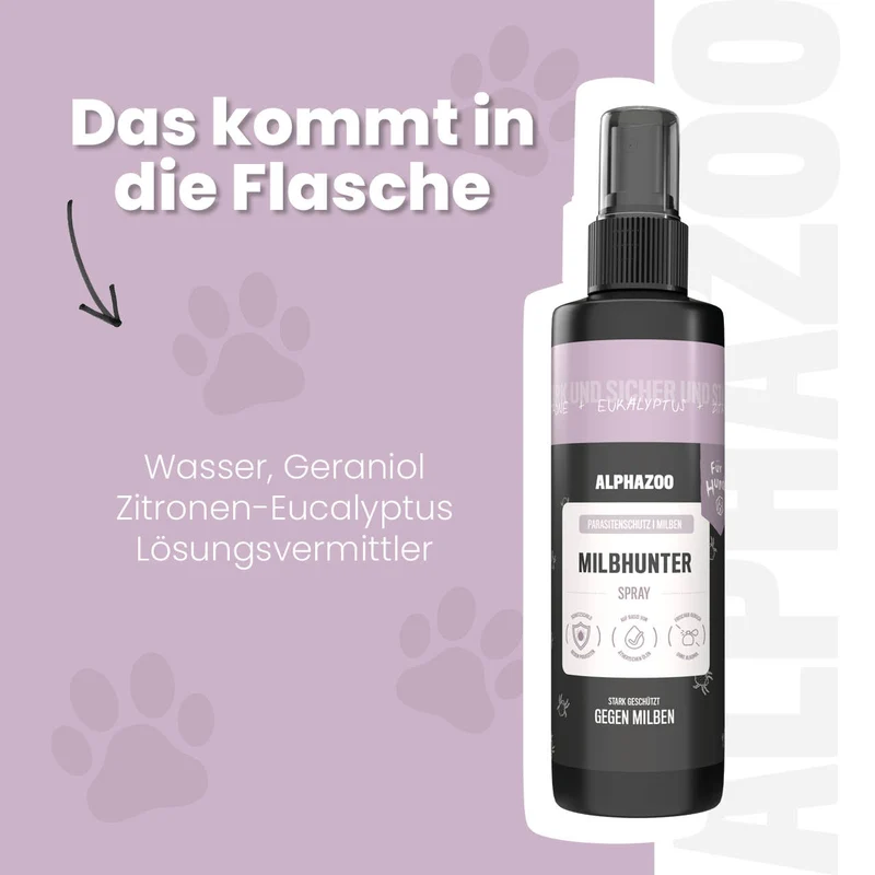 MilbHunter Milbenspray para perros