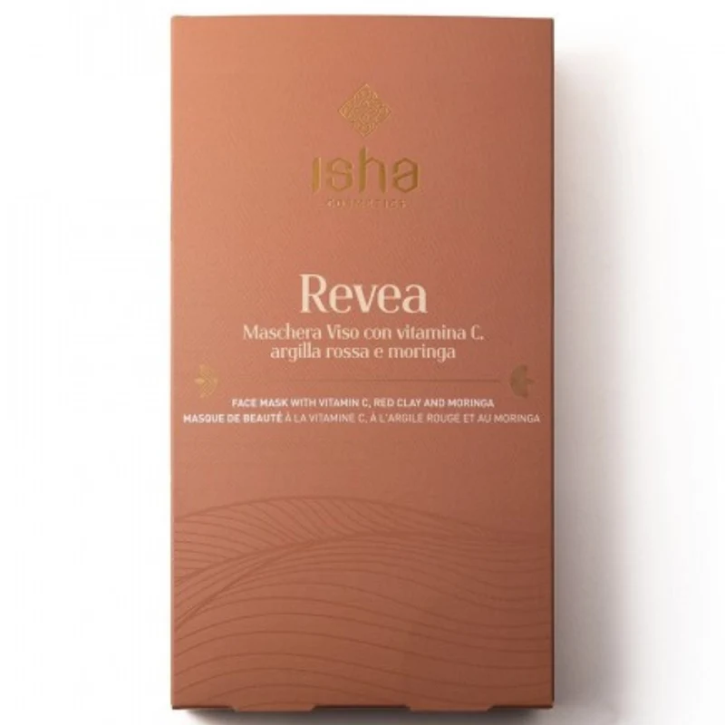 Isha Cosmetics Revea Face Mask with Vitamin C, Red Clay and Moringa 100gr