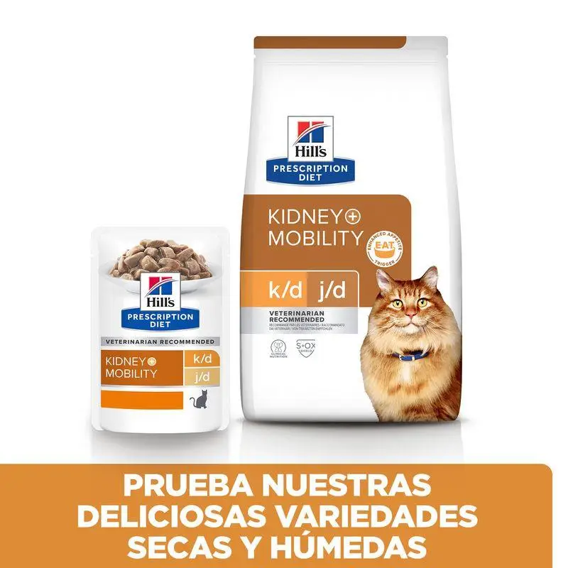 Hill'S K/D+Mobility 1,5 kg Alimento para Gatos