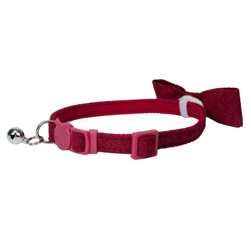 Collar Gato Cascabel con Pajarita 10mmx20/30 cm Freedog