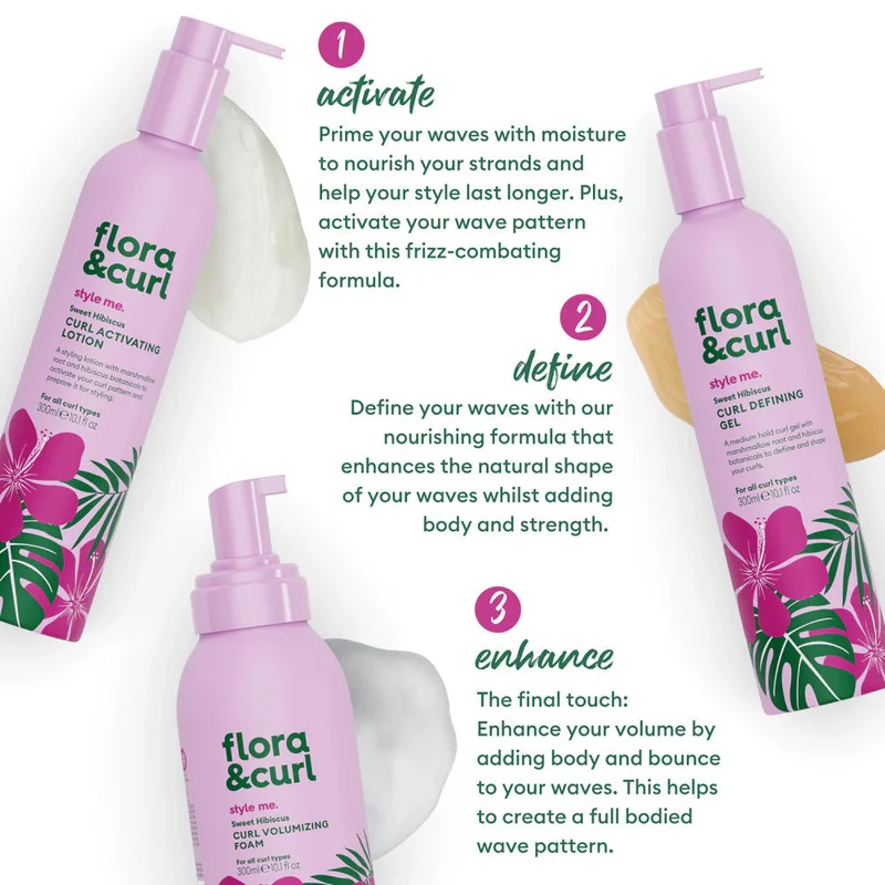 Flora & Curl The Wavy Hair Styling Kit