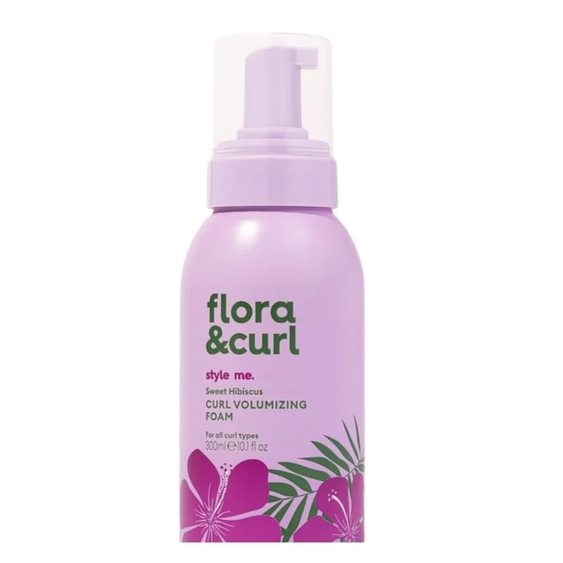 Flora & Curl Style Me Sweet Hibiscus Curl Volumizing Foam 300ml