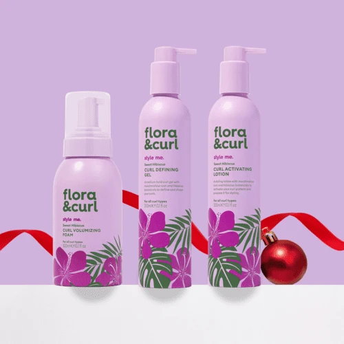 Flora & Curl Style Me Sweet Hibiscus Curl Volumizing Foam 300ml