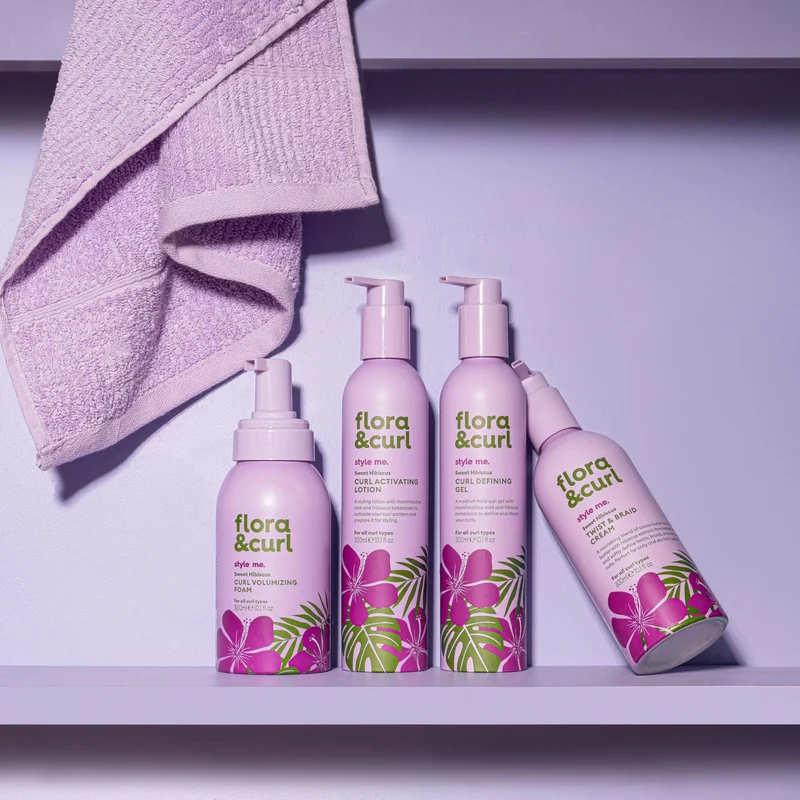 Flora & Curl Style Me Sweet Hibiscus Curl Defining Gel 300ml