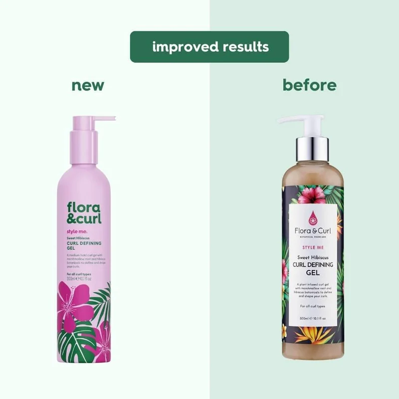 Flora & Curl Style Me Sweet Hibiscus Curl Defining Gel 300ml