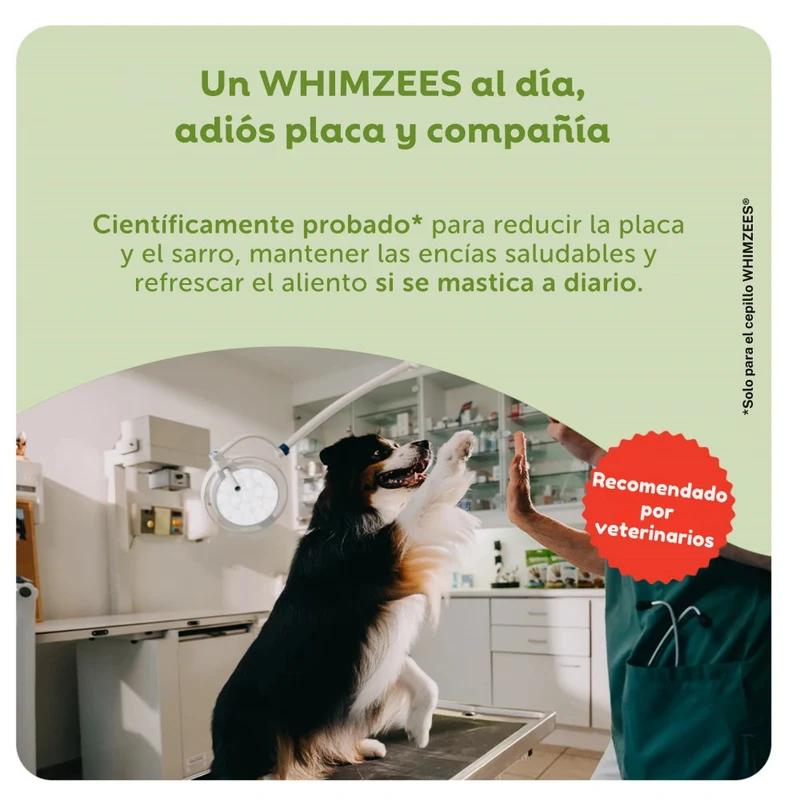 Whimzees Barritas Vegetarianas "S" Bolsa 28 uds