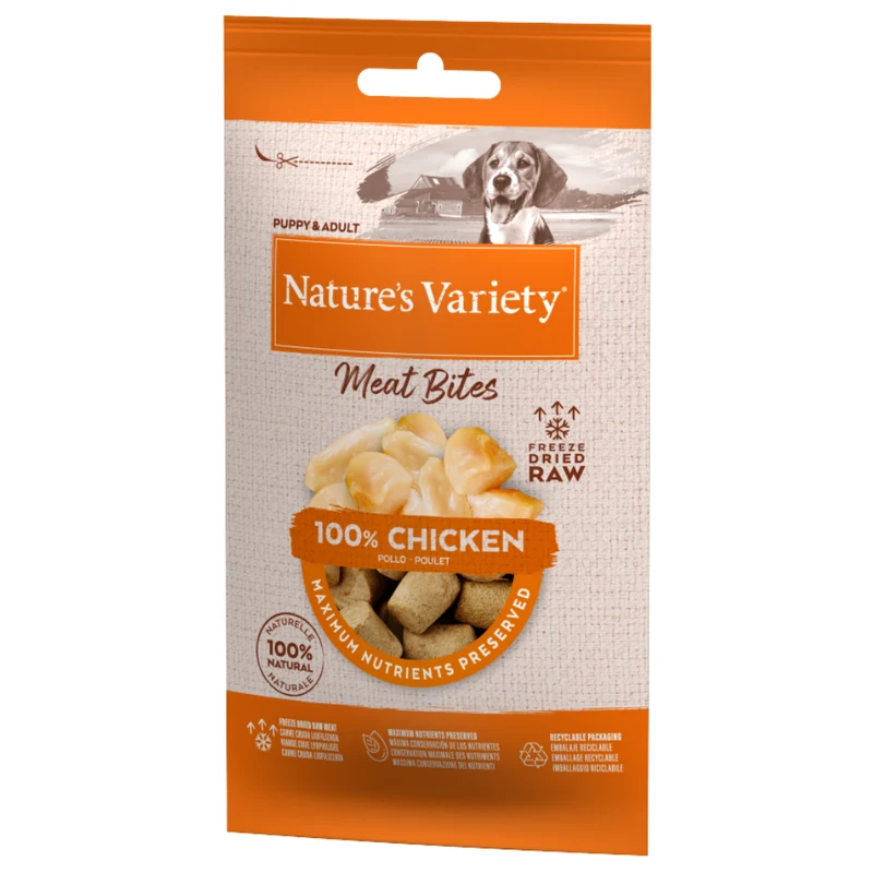 Nature'S Variety Meat Bites 20 g Snack para Perros