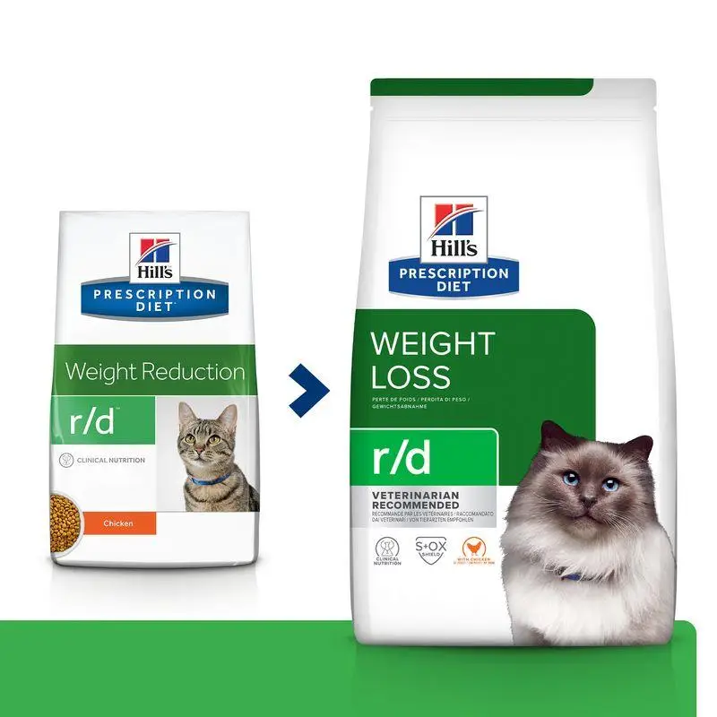 Hill'S R/D 3 kg Pienso para Gatos - Pérdida de Peso - Weight Loss