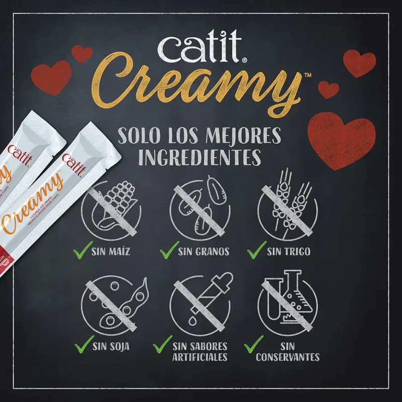 Catit Creamy Snack Surtido Bote 80Udes