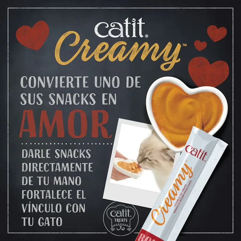 Catit Creamy Snack Surtido Bote 80Udes