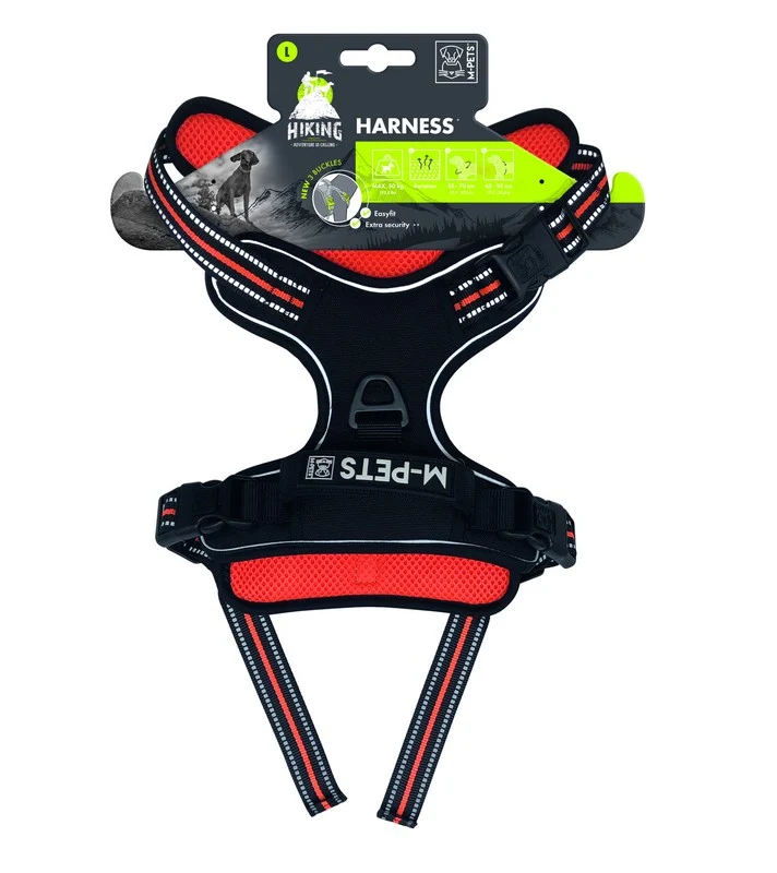 Arnés Hiking M-Pets Rojo