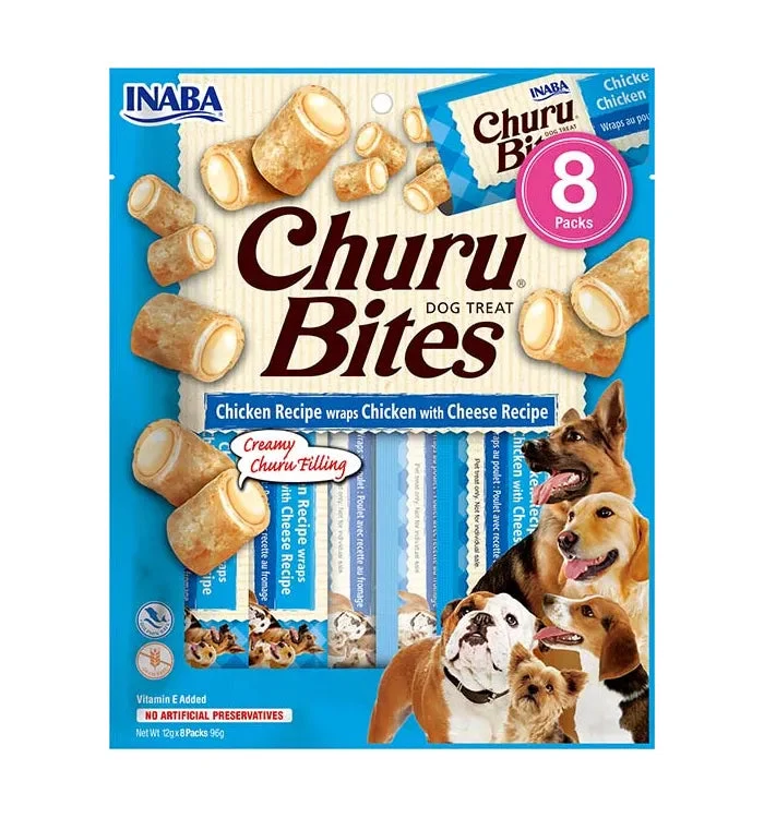Churu Bites Receta de Pollo con Queso Snack para Perros