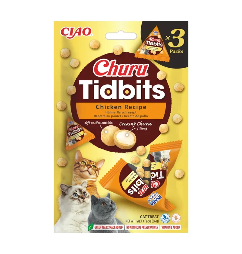 Churu Tidbits Receta de Pollo Snack para Gatos