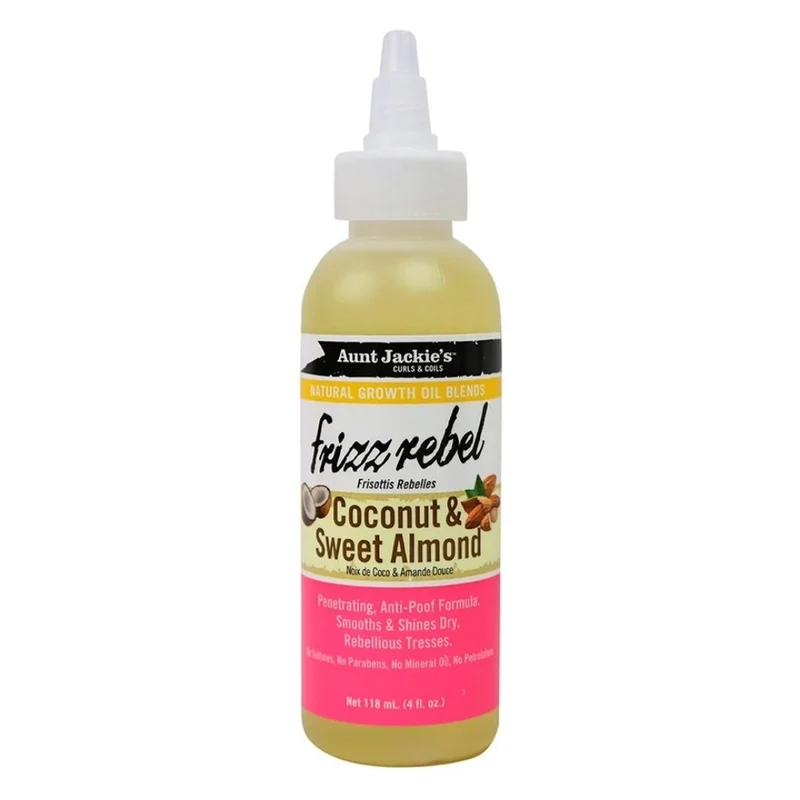 Aunt Jackie's Frizz Rebel Coconut and Sweet Almond Oil 118ml