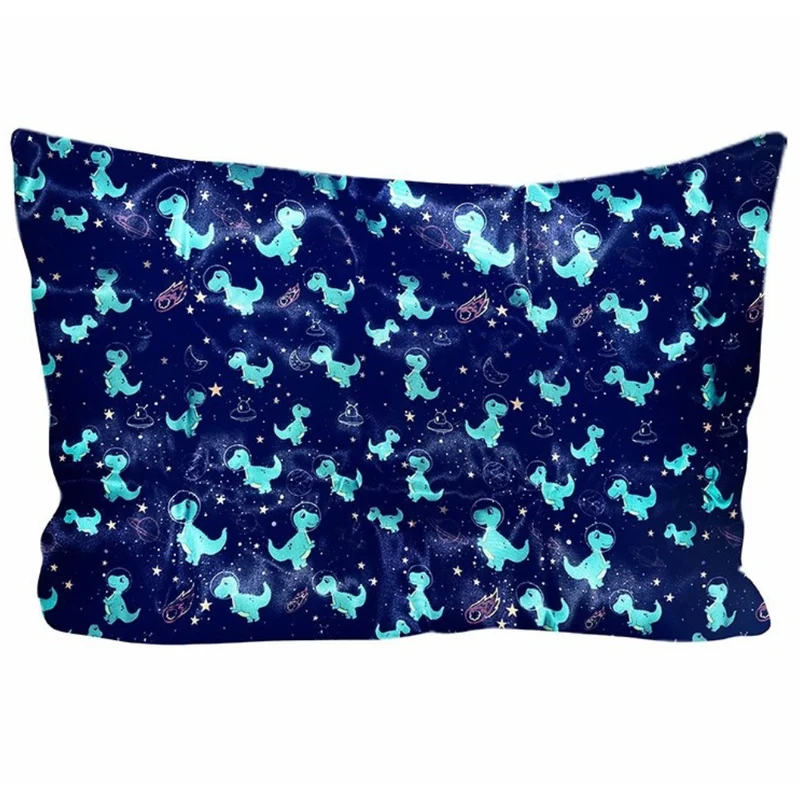 Soulta Funda De Almohada De Satén Premium – Dino (55cmx70cm)