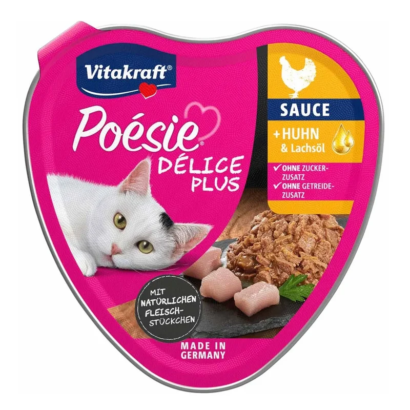 Vitakraft Poesie Delice Plus con aceite de salmón 85 g