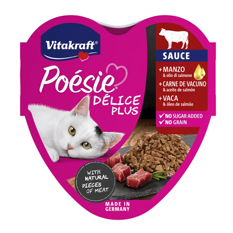 Vitakraft Poesie Delice Plus con aceite de salmón 85 g