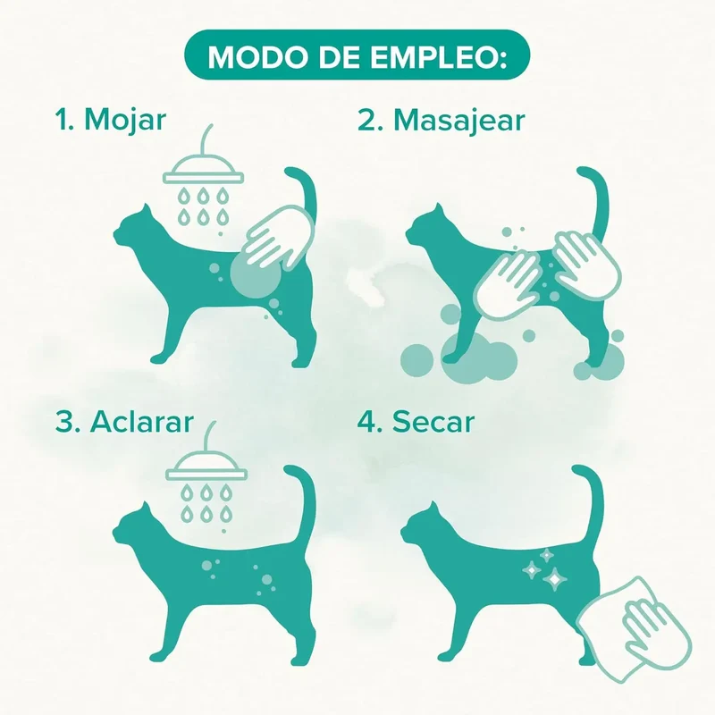 Beaphar Champú Extra Suave para Gatos con Aceite de Macadamia y Aloe Vera - 250 ml