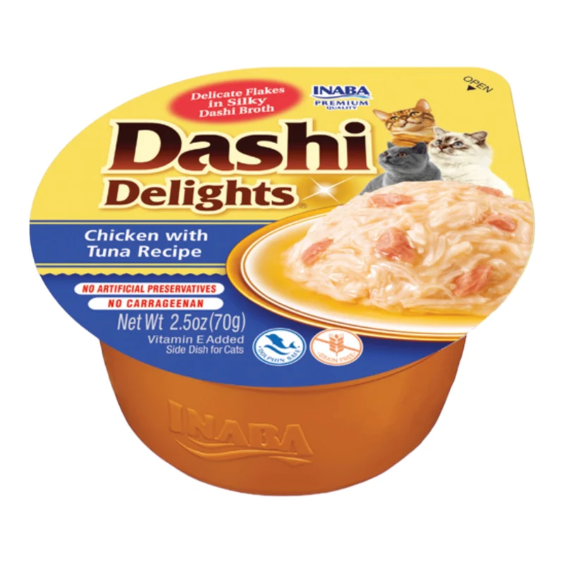 Dashi Pollo y Atún para Gatos