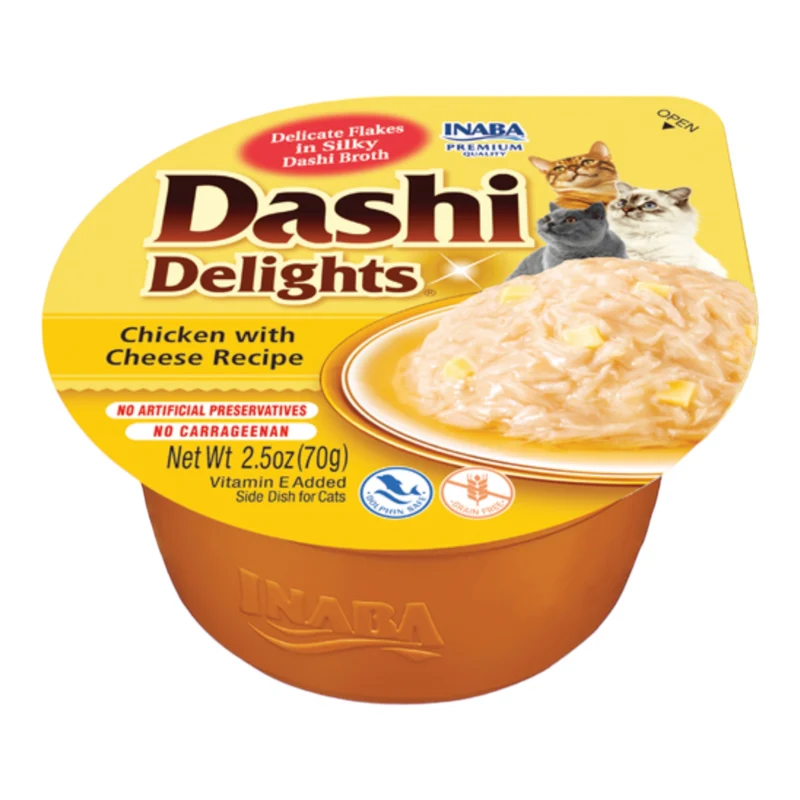 Dashi Pollo y Queso para Gatos