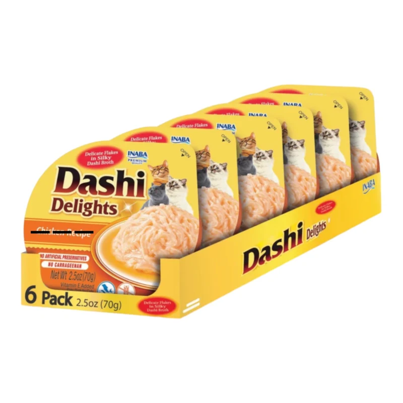 Dashi Pollo y Queso para Gatos