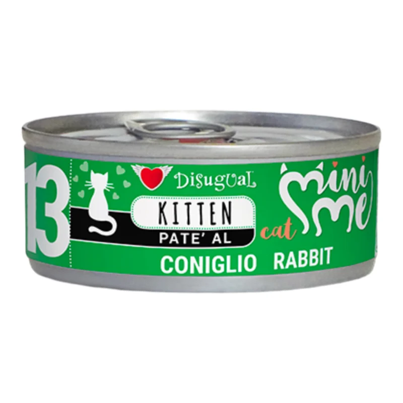 Disugual Mini Me Conejo para Gatitos — Comida Húmeda Completa Kitten