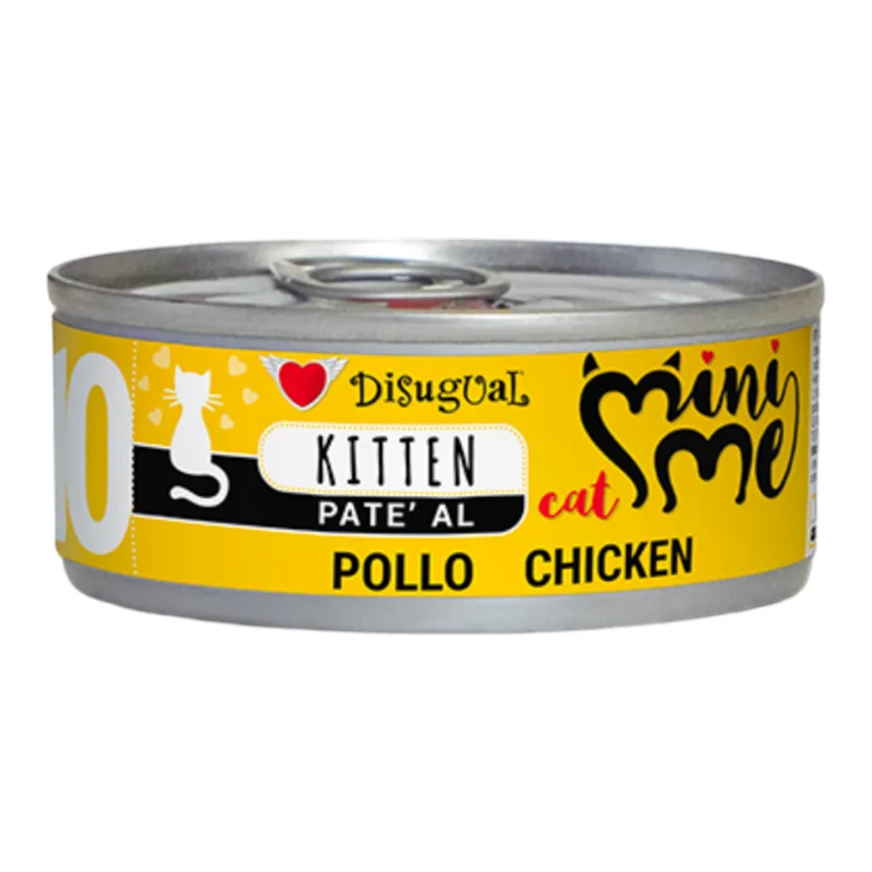 Disugual Mini Me Pollo para Gatitos — Comida Húmeda Completa Kitten