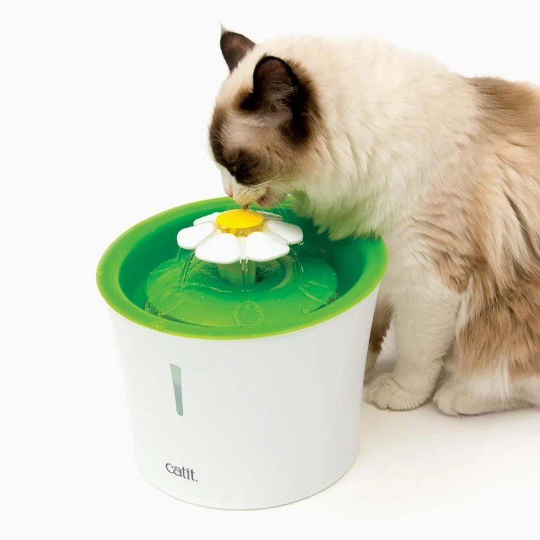 Catit Fuente Flower Mountain 3L para Gatos — Agua Siempre Fresca