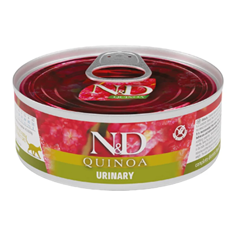 Farmina N&D Quinoa Urinary — Comida Húmeda para Gatos con Problemas Urinarios