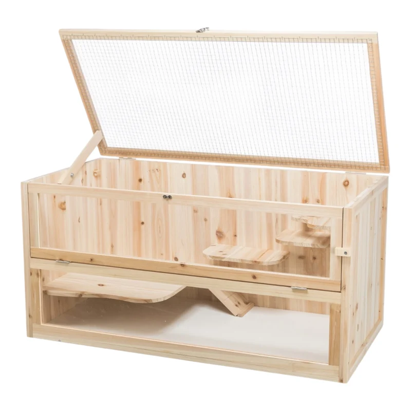 Recinto para Hámsters, Gerbos y Ratones — Jaula Modular con Cristal Acrílico