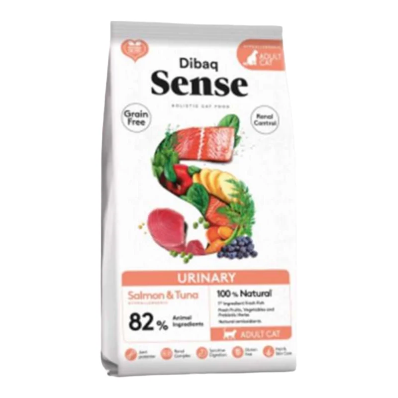Dibaq Sense Cat Urinary — Pienso Holístico Salmón y Atún para Gatos Esterilizados con salud Urinaria