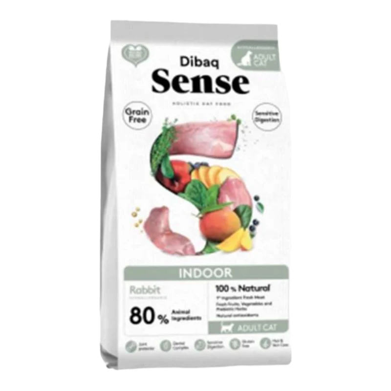 Dibaq Sense Cat Indoor — Pienso Holístico Conejo para Gatos Esterilizados de Interior