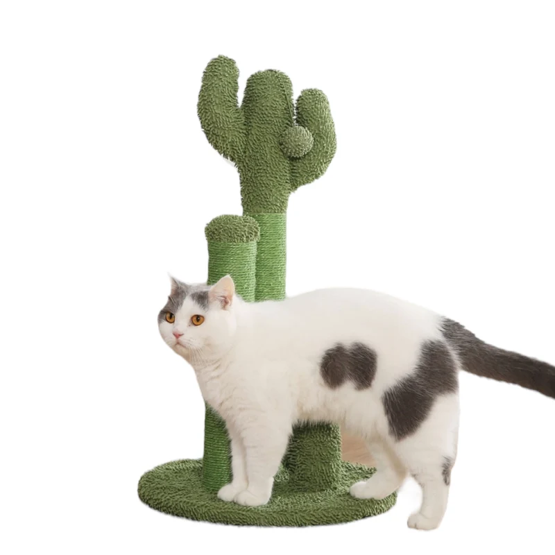 Rascador Cactus Garden Talla Grande para Gatos — Sisal y Decoración