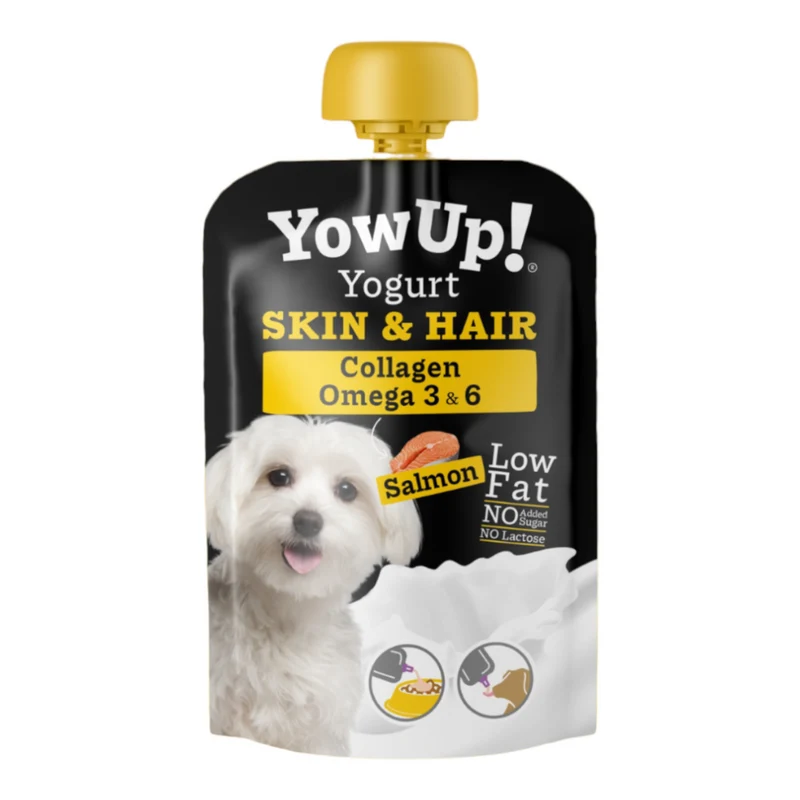 Yowup Yogurt Piel y Pelo para Perros — Omega 3 y Biotina