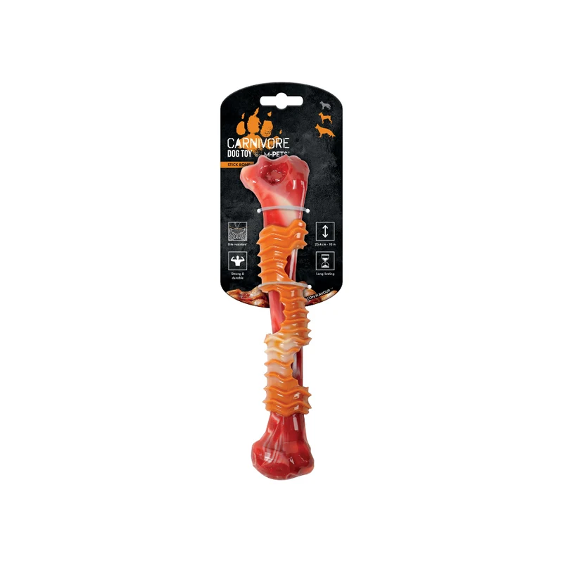 CARNIVORE Dog Toy Stick Bone - Bacon scent