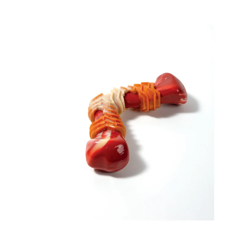 CARNIVORE Dog Toy Boomerang Bone - Bacon scent