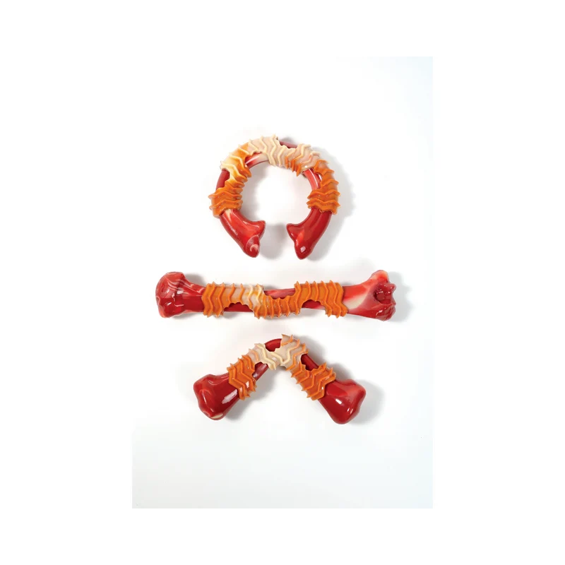 CARNIVORE Dog Toy Boomerang Bone - Bacon scent