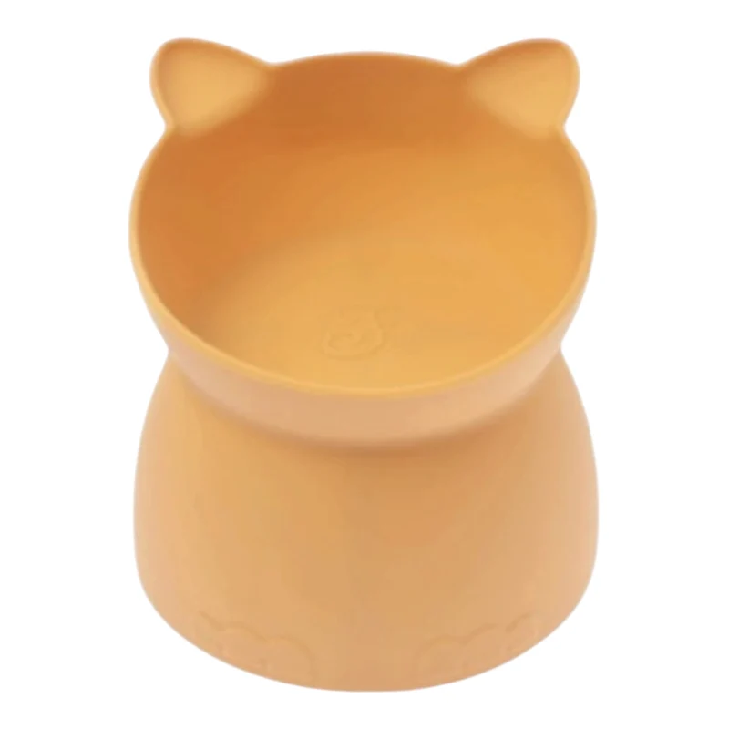 Comedero alto de silicona para gato Amorcromia